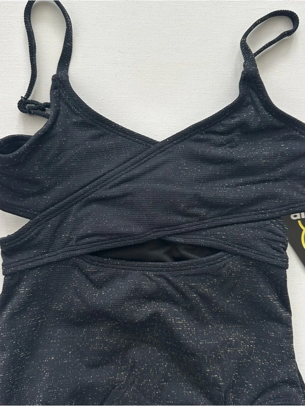 art class Black Sparkle One-Piece Swimsuit Size (6/7)